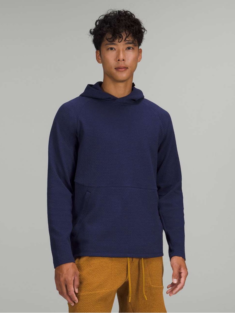 Lululemon At Ease Navy Hooded Long-Sleeve Pullover